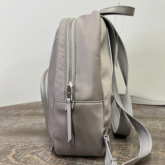 Kate Spade Dawn Medium Nylon Backpack Soft Taupe WKRU5913 NWT main image 7